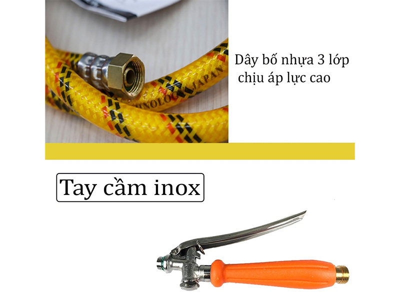 Bình xịt điện bơm đôi Oshima OS20 DP (1 acqui)