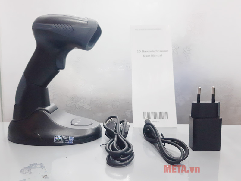 Máy quét mã vạch KingPos SI-2550W (1D và 2D không dây)