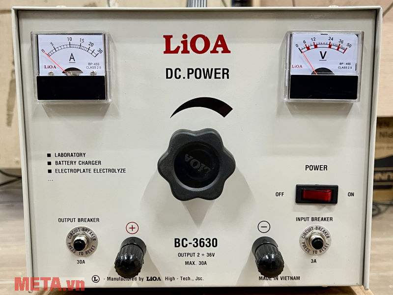 Máy nạp ắc quy LiOA BC3630 (0-36V, 30A)