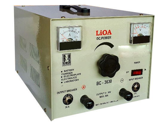 Máy nạp ắc quy LiOA BC3630 (0-36V, 30A)