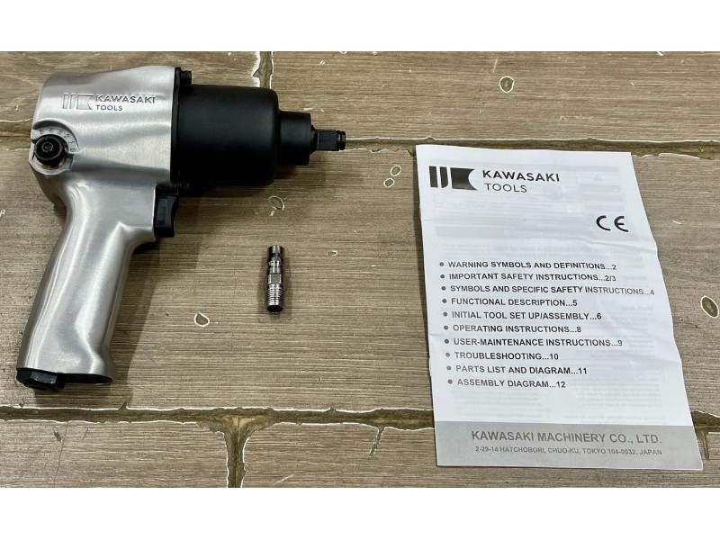 Súng vặn bulong khí nén Kawasaki 1/2 inch KPT-6231