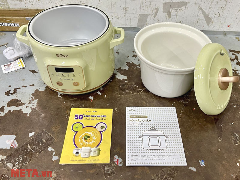 Nồi nấu chậm Bear SB-NNC20 (2 lít)