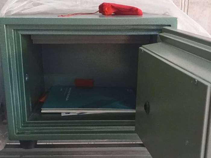 Két sắt chống cháy Hòa Phát KS35NDT (khóa chìa và khóa điện tử)