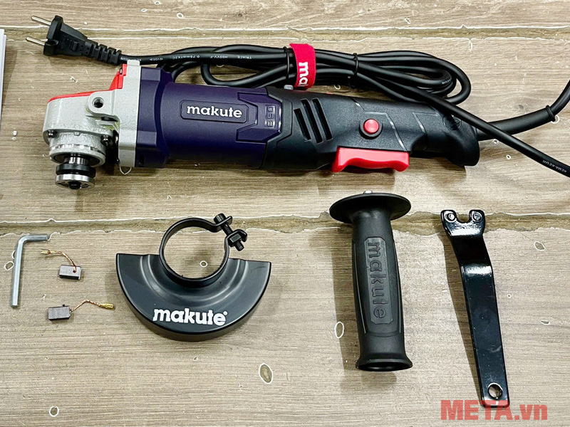 Máy mài tay dài có điều tốc Makute AG126-LV (100mm, 850W)