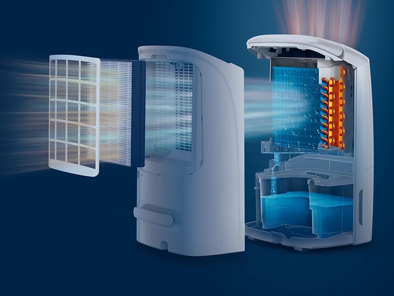 Máy hút ẩm kết hợp lọc không khí Philips DE5305/11