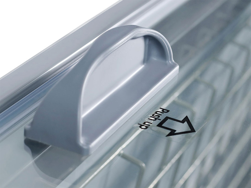 Tủ đông nằm kính phẳng Alaska KN-650 1.020 lít