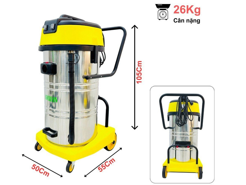 Máy hút bụi nước công nghiệp HiClean HC 902