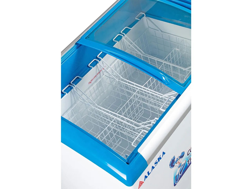 Tủ đông nắp kính cong Alaska KC-203S 355 lít