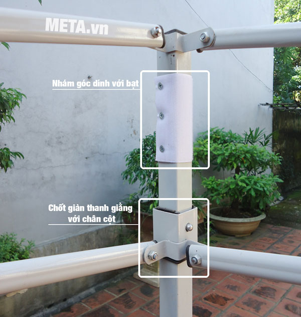 Khung nhà bạt di động 3m x 4,5m