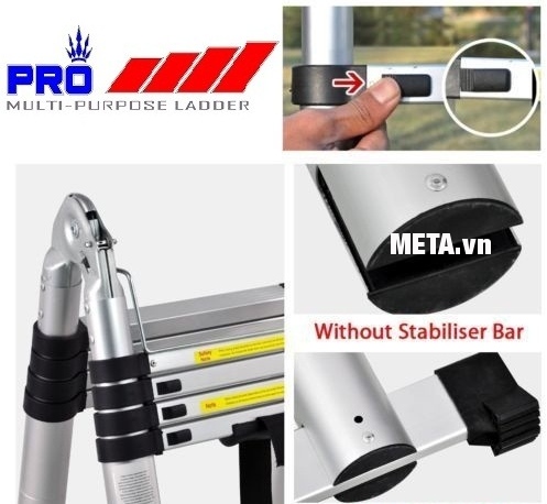 Thang nhôm rút gọn đa năng Pro PR-56AI