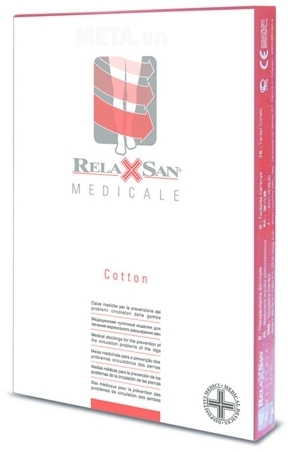 Vớ điều trị suy tĩnh mạch dạng đùi, hở ngón Class II Cotton Art.M2070A