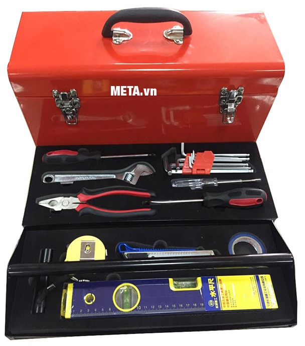 Hộp dụng cụ 2 ngăn 20 chi tiết Kocu KC-13B