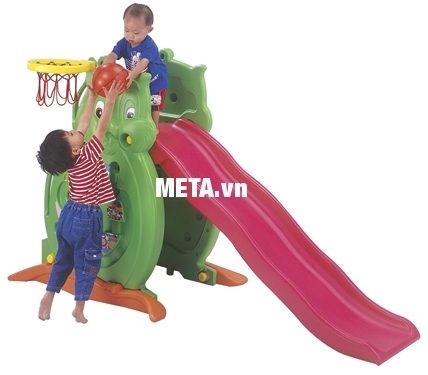 Cầu trượt chim cú mèo có rổ bóng SL-04L