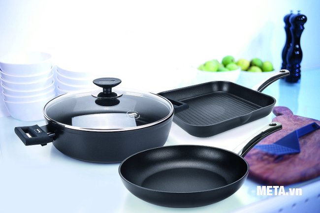 Bộ nồi chảo Berndes Alu 3 chiếc - Nr.011202