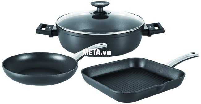 Bộ nồi chảo Berndes Alu 3 chiếc - Nr.011202