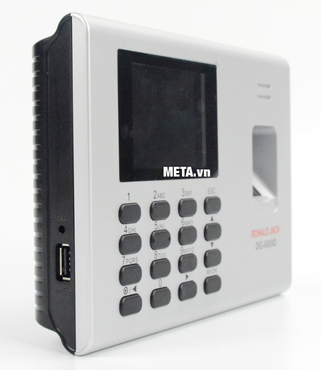 Máy chấm công vân tay và thẻ cảm ứng Ronald Jack DG-600ID