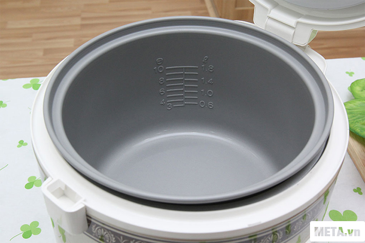 Nồi cơm điện Sharp nắp gài KS-N18ETV 1.8 lít