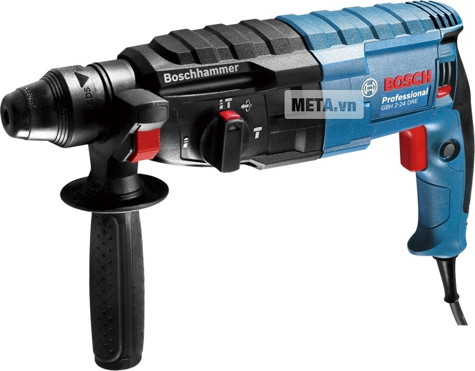 Máy khoan búa Bosch GBH 2-24 DRE (790W) được thiết kế với kiểu dáng hiện đại. Máy khoan búa Bosch GBH 2-24 DRE (790W) được thiết kế với kiểu dáng hiện đại.