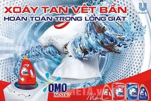 Nước giặt OMO Matic sáng màu 3.8kg