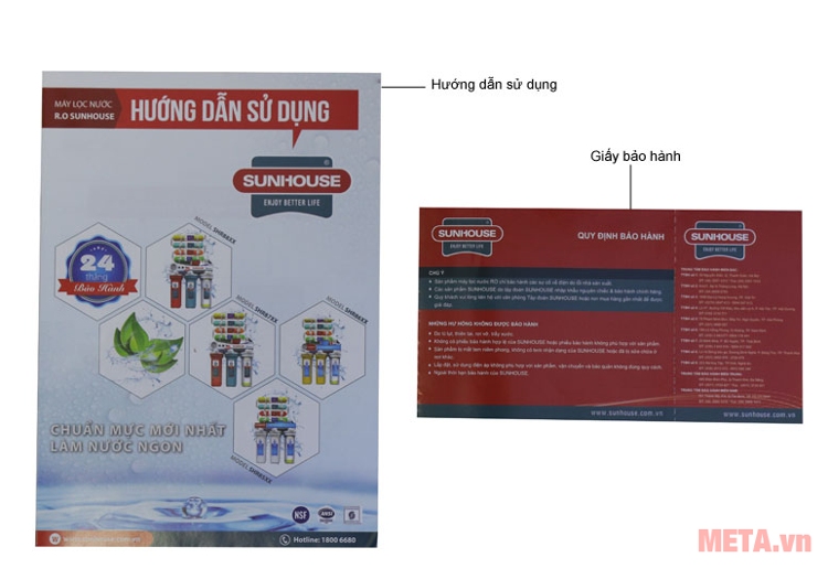 Máy lọc nước R.O 9 lõi Sunhouse SHR8669B