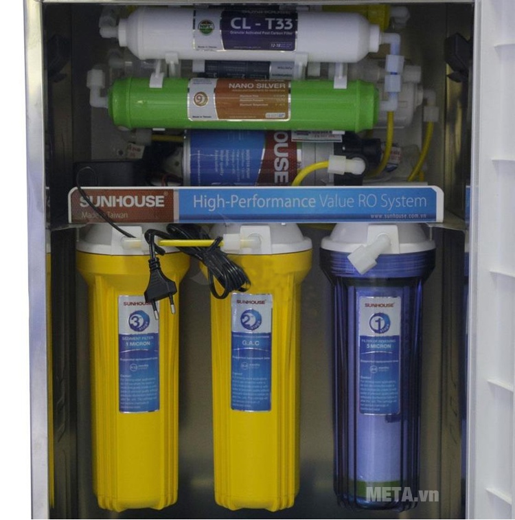 Máy lọc nước R.O 9 lõi Sunhouse SHR8669B