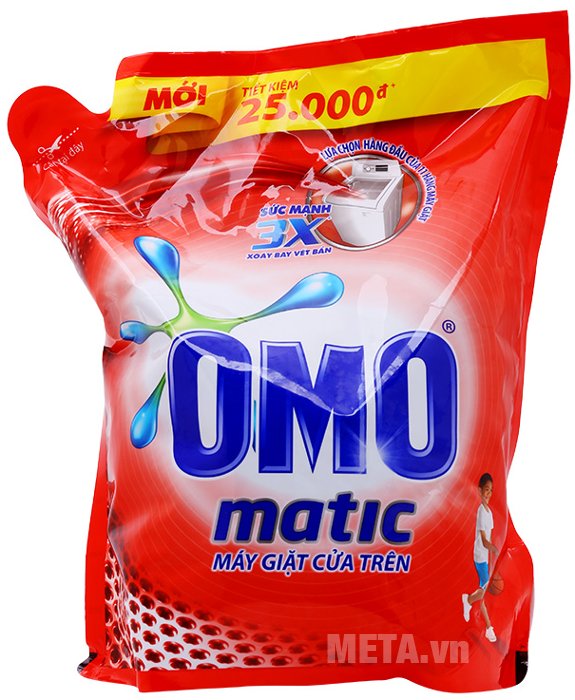 Nước giặt OMO Matic cho máy giặt cửa trên