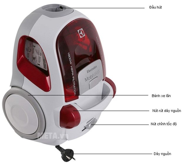 Máy hút bụi có tay cầm Electrolux ZAR3500 META.vn