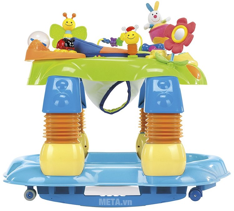 Xe tập đi có đồ chơi 3 trong 1 Brevi Giocagiro BRE551