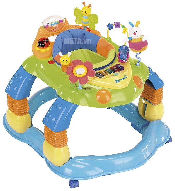 Xe tập đi có đồ chơi 3 trong 1 Brevi Giocagiro BRE551