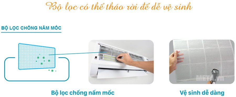 Điều hòa 2 chiều Inverter 22000 BTU Toshiba H22S3KV-V