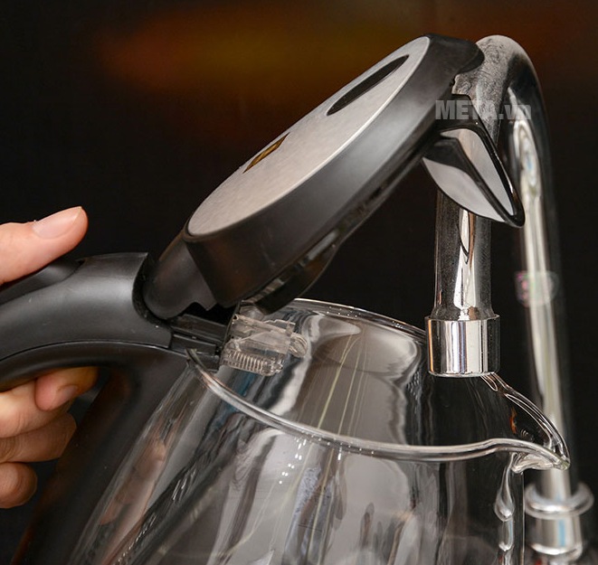 Bình đun siêu tốc thủy tinh Happy Cook HK17SK