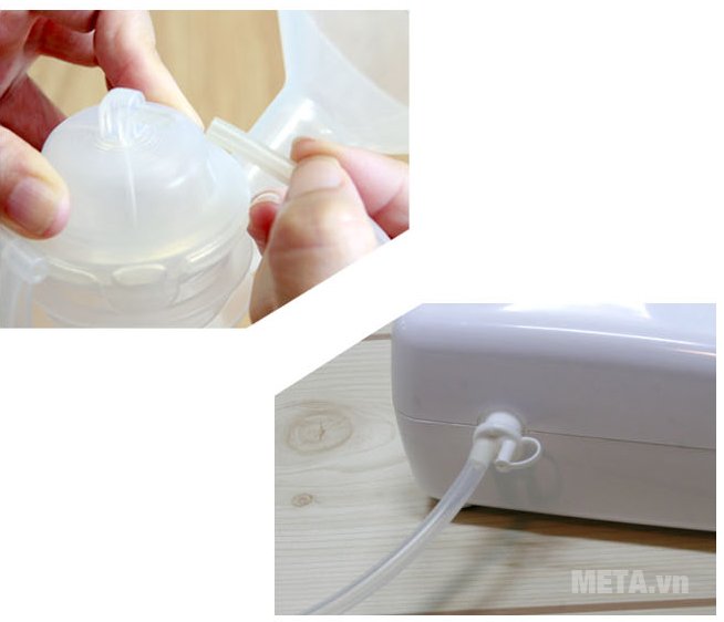 Máy hút sữa điện đơn Allegro Unimom có massage silicone UM880106