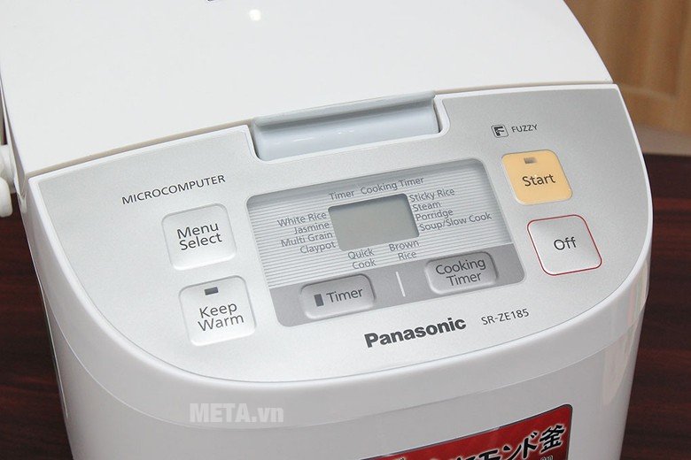 Nồi cơm điện tử Panasonic SR-ZE185WRAM - 1.8 lít
