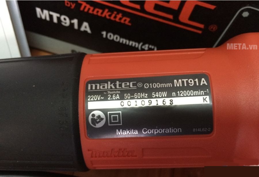 Máy mài góc Maktec MT91A