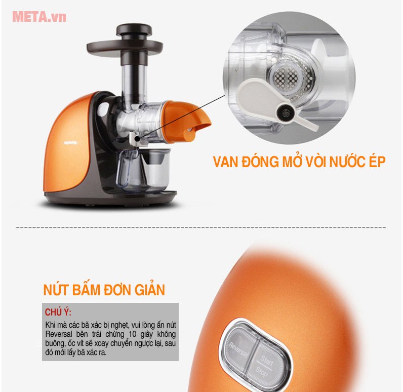 Máy ép trái cây chậm Joyoung JYZ-E5V