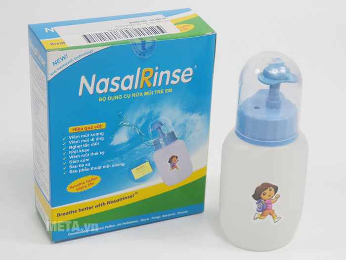 Bình rửa mũi cho bé Nasal Rinse (kèm 30 gói muối)