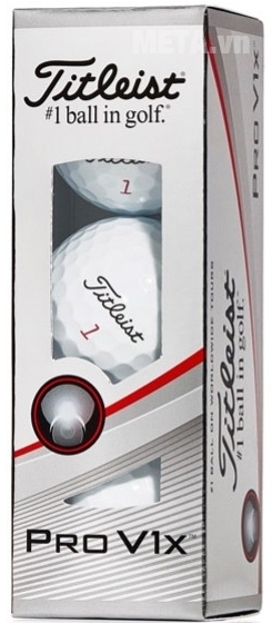 Bóng golf Titleist Pro V1X 2017-T2045S - Hộp 12 quả