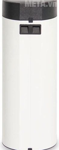 Thùng rác Inox nhấn tròn lớn Fitis RTL1-904 - 15L (trắng)