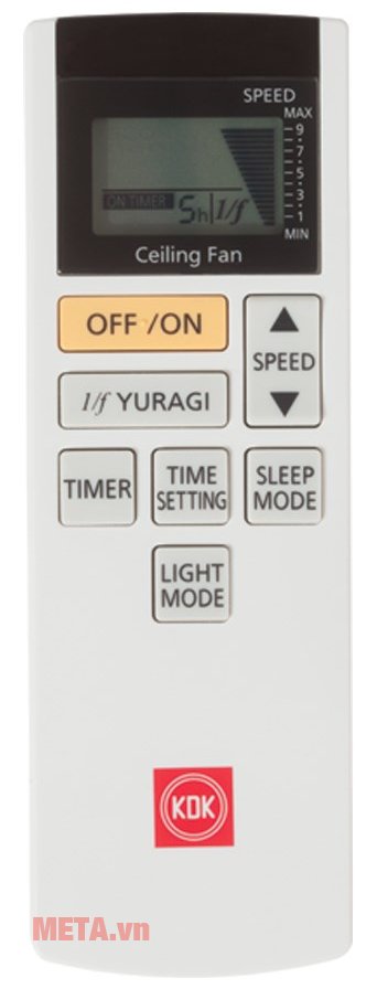 Quạt trần KDK U48FP (3 cánh - 9 tốc độ - có điều khiển)