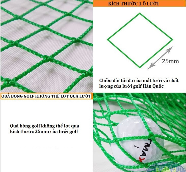 Lưới chơi golf chuyên nghiệp - NK Hàn Quốc (Gomil04)