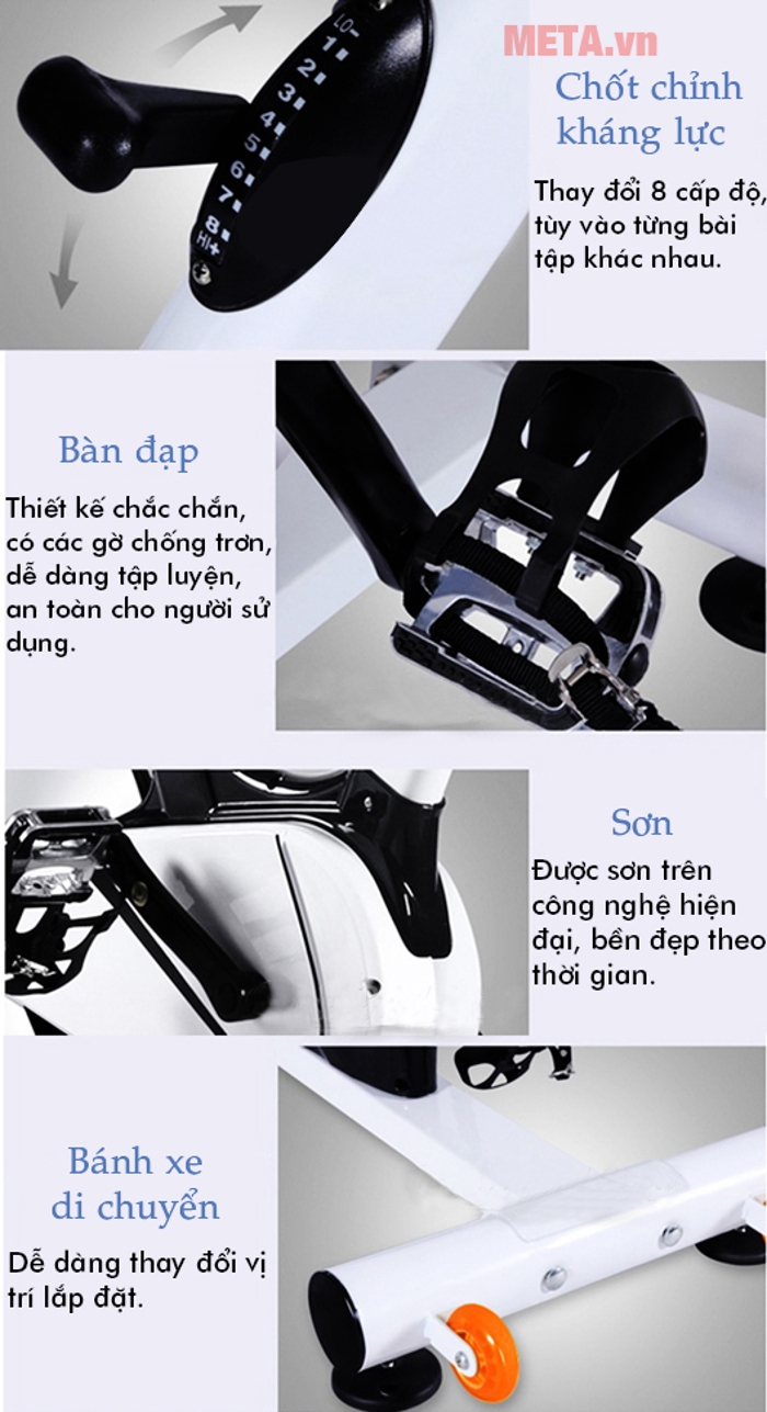 Xe đạp tập YB-QS6