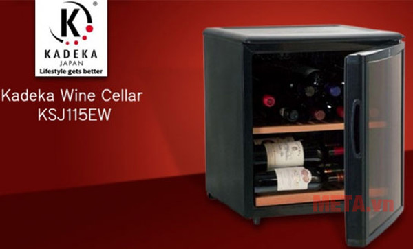 Tủ rượu Kadeka KSJ-115EW - 15 chai