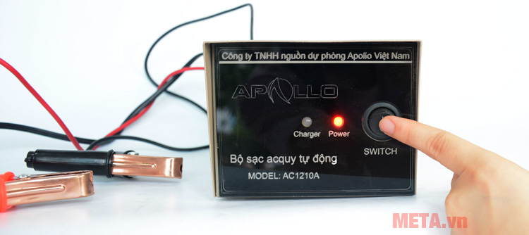 Máy nạp ắc quy tự động Apollo AC1210A