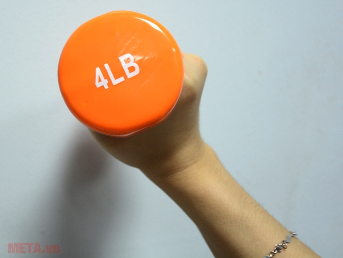 Tạ tay thép bọc cao su Life 4LB