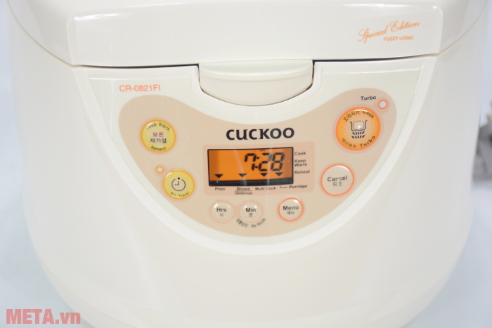 Nồi cơm điện tử Cuckoo CR-0821FI 1.5 lít