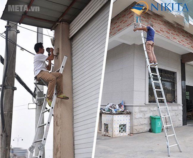 Thang nhôm khóa sập tự động Nikita Nika-30 (NKT-A30)