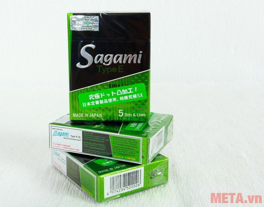 Bao cao su Sagami Type E (hộp 5 chiếc)