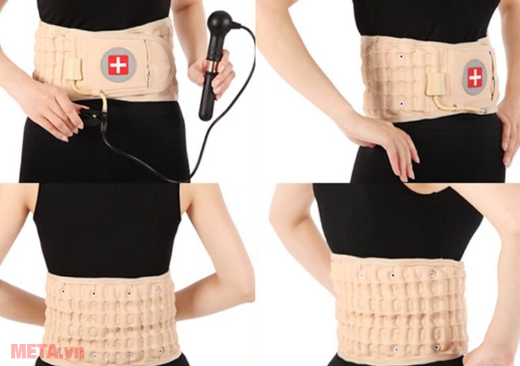 Đai hơi kéo giãn cột sống Lumbar Traction Belt CR-801