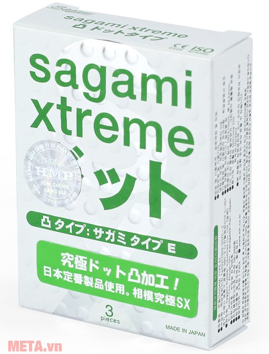 Bộ 2 hộp bao cao su Sagami Xtreme White (1 hộp 3 chiếc - 2 hộp 6 chiếc)