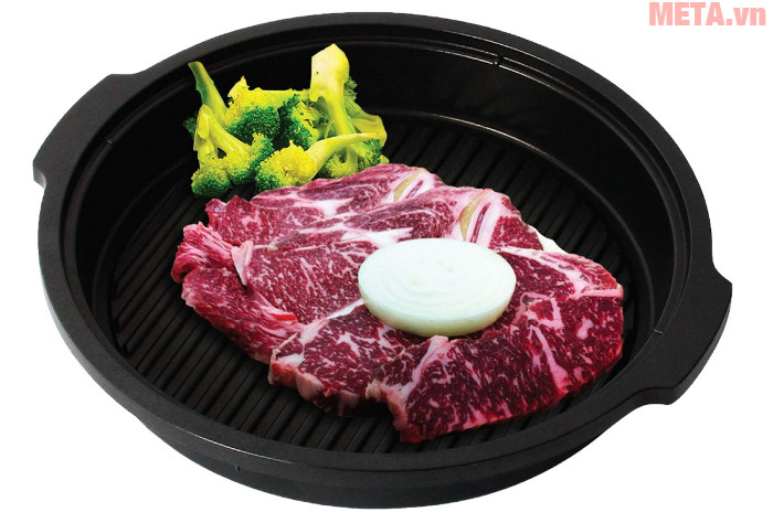 Nồi lẩu điện Tiger Queen SQ-C350 (Lòng nồi lẩu 4 lít và lòng nồi nướng 1.2 lít)